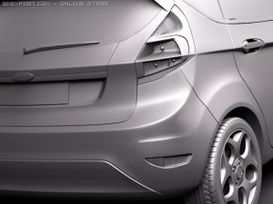 Fiesta 5-Door 2011 Modelo 3D