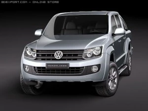 Volkswagen Amarok 2011 3D Model