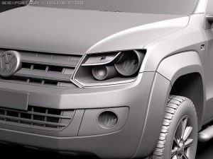 Volkswagen Amarok 2011 3D Model