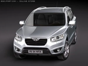 Hyundai Santa Fe 2010 3D Model