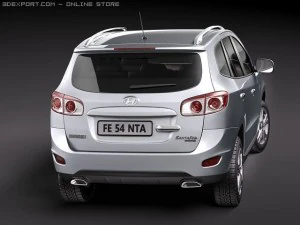 Hyundai Santa Fe 2010 3D Model