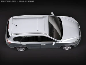 Hyundai Santa Fe 2010 3D Model