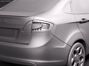 Fiesta 2011 Sedan 3Dモデル