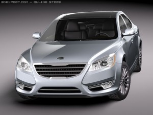 Kia Cadenza 2011 3D 模型