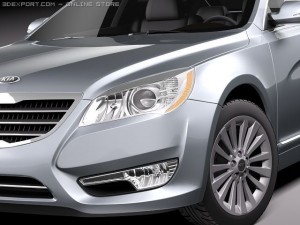 Kia Cadenza 2011 3D 模型