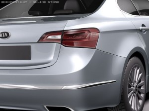 Kia Cadenza 2011 3D 模型