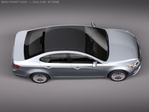 Kia Cadenza 2011 3D 模型