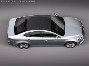 Kia Cadenza 2011 3D Model