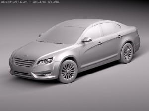 Kia Cadenza 2011 3D 模型