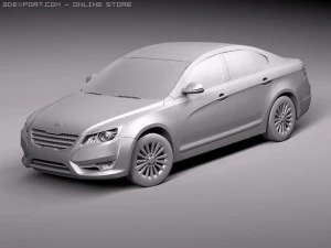 Kia Cadenza 2011 3D Model