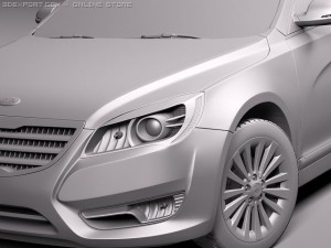 Kia Cadenza 2011 3D 模型