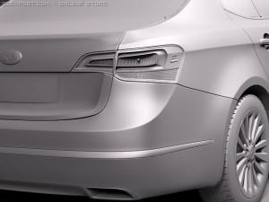Kia Cadenza 2011 3D 模型