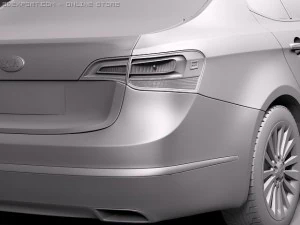 Kia Cadenza 2011 3D Model