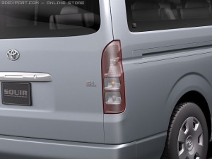 Toyota Hiace Van 2005-2010 3D Model