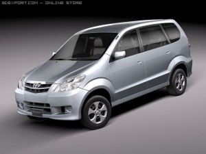 Toyota Avanza 2005-2010 3D Model