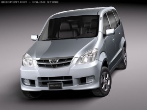 Toyota Avanza 2005-2010 Modèle 3D