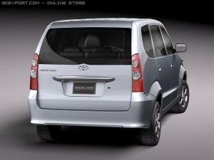 Toyota Avanza 2005-2010 Modèle 3D