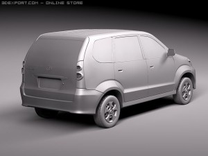 Toyota Avanza 2005-2010 Modèle 3D
