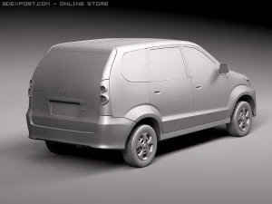 Toyota Avanza 2005-2010 3D Model
