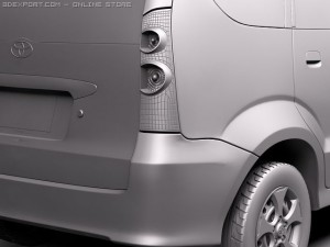 Toyota Avanza 2005-2010 Modèle 3D