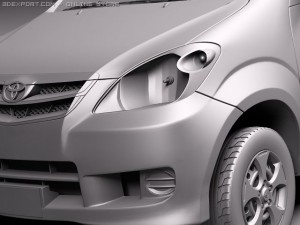 Toyota Avanza 2005-2010 Modèle 3D