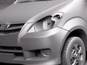 Toyota Avanza 2005-2010 3D Model