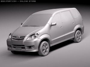 Toyota Avanza 2005-2010 Modèle 3D