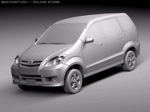Toyota Avanza 2005-2010 3D Model