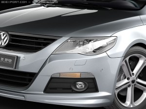 Volkswagen Passat CC R-line 2010 Model 3D