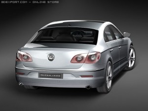 Volkswagen Passat CC R-line 2010 Model 3D