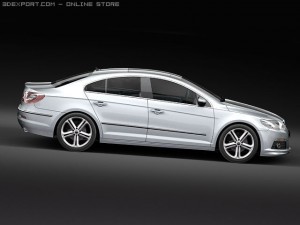 Volkswagen Passat CC R-line 2010 Model 3D