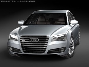 Audi A8 2011 Modello 3D