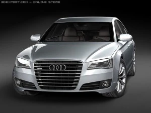 Audi A8 2011 3D Model