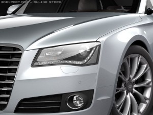 Audi A8 2011 Modello 3D