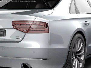 Audi A8 2011 3D Model