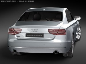 Audi A8 2011 Modello 3D