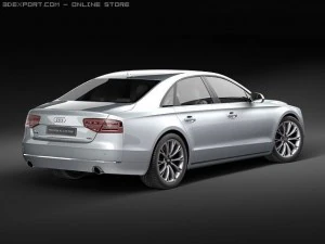 Audi A8 2011 3D Model