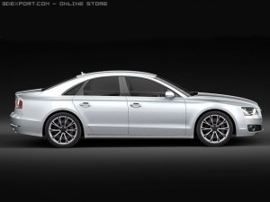 Audi A8 2011 Modello 3D