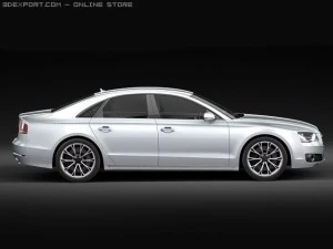 Audi A8 2011 3D Model