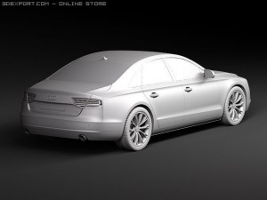 Audi A8 2011 Modello 3D