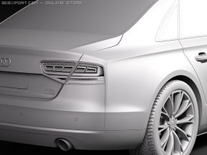 Audi A8 2011 Modello 3D