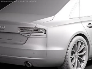 Audi A8 2011 3D Model