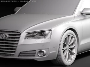 Audi A8 2011 3D Model