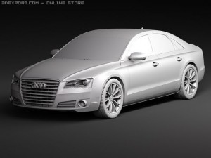 Audi A8 2011 Modello 3D