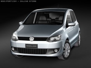 Volkswagen Fox 2010 3D 모델