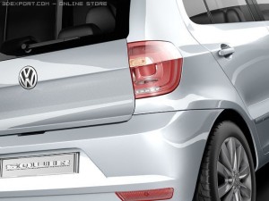 Volkswagen Fox 2010 3D 모델