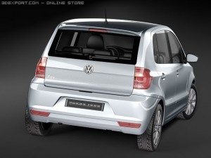 Volkswagen Fox 2010 3D 모델