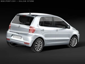 Volkswagen Fox 2010 3D Model