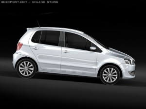 Volkswagen Fox 2010 3D 모델