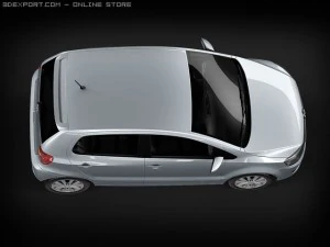 Volkswagen Fox 2010 3D Model